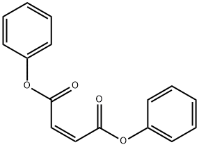 (Z)-2-Butenedioic acid diphenyl ester 结构式