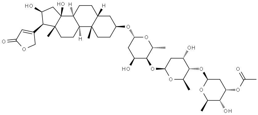 16-ACETYLGITOXIN 结构式