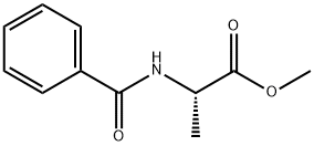 N-苯甲酰基-L-丙氨酸甲酯 结构式