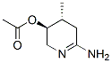 3-Pyridinol,6-amino-2,3,4,5-tetrahydro-4-methyl-,acetate(ester),(3S,4R)-(9CI) 结构式