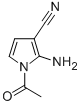 1H-Pyrrole-3-carbonitrile,1-acetyl-2-amino- 结构式