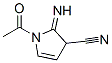 1H-Pyrrole-3-carbonitrile, 1-acetyl-2,3-dihydro-2-imino- (9CI) 结构式