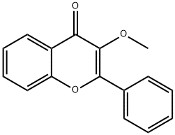 3-甲氧基黄酮 结构式