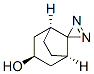 Spiro[bicyclo[3.2.1]octane-8,3-[3H]diazirin]-3-ol, (1alpha,3beta,5alpha)- (9CI) 结构式