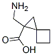 Spiro[2.3]hexane-1-carboxylic acid, 1-(aminomethyl)- (9CI) 结构式