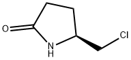 (S)-5-(CHLOROMETHYL)PYRROLIDIN-2-ONE 结构式