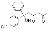 6-(4-chlorophenyl)-6-hydroxy-6-phenyl-hexane-2,4-dione 结构式