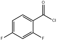2,4-二氟苯甲酰氯 结构式