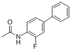 3-FLUORO-4-ACETYLAMINOBIPHENYL 结构式