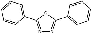 2,5-二苯基-1,3,4-恶二唑 结构式