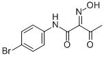 N-(4-BROMO-PHENYL)-2-HYDROXYIMINO-3-OXO-BUTYRAMIDE 结构式