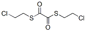 1,2-bis(2-chloroethylsulfanyl)ethane-1,2-dione 结构式