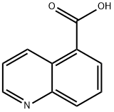 喹啉-5-羧酸 结构式