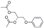 3-苯氧基丙基烯二(乙酸酯) 结构式