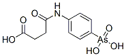 3-[(4-arsonophenyl)carbamoyl]propanoic acid 结构式