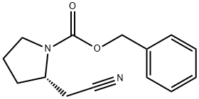 (S)-1-CBZ-2-吡咯烷乙氰 结构式