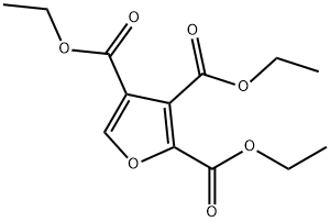 2,3,4-Furantricarboxylic acid triethyl ester 结构式