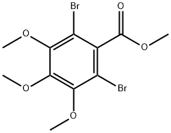 methyl 2,6-dibromo-3,4,5-trimethoxy-benzoate 结构式