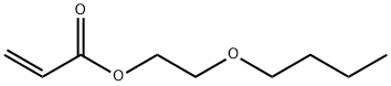 2-丙烯酸-2-丁氧基乙酯 结构式