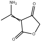 (3E)-3-(1-aminoethylidene)oxolane-2,4-dione 结构式