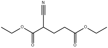 DIETHYL 2-CYANOPENTANEDIOATE; 2-CYANO-PENTANEDIOIC ACID DIETHYL ESTER 结构式