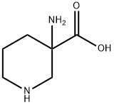 3-氨基哌啶-3-羧酸 结构式