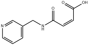 (Z)-3-(pyridin-3-ylmethylcarbamoyl)prop-2-enoic acid 结构式