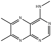 Pteridine, 6,7-dimethyl-4-(methylamino)- (6CI,8CI) 结构式