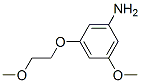 Benzenamine, 3-methoxy-5-(2-methoxyethoxy)- (9CI) 结构式