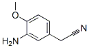 2-(3-氨基-4-甲氧基苯基)乙腈 结构式