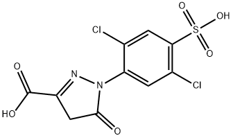 1-(2:5-Dichloro-4-Sulphophenyl) -3- Methyl -5- Pyrazolone 结构式