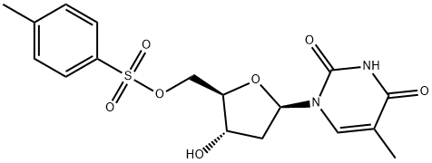 5`-对甲苯磺酯胸苷 结构式