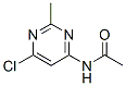 N-(6-chloro-2-methyl-pyrimidin-4-yl)acetamide 结构式