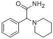 2-苯基-2-哌啶基-1-乙酰胺 结构式