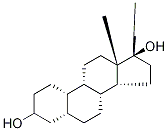 (3β,5α,17α)-19-Norpregnane-3,17-diol 结构式