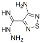 1,2,5-Thiadiazole-3-carboximidic  acid,  4-amino-,  hydrazide 结构式