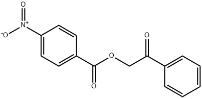 4-Nitrobenzoic acid phenacyl ester 结构式