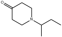 1-仲丁基-4-哌啶酮 结构式