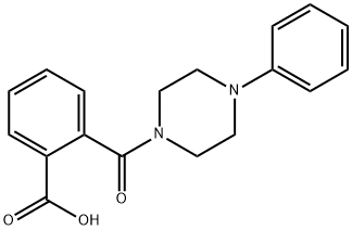 2-(4-Phenyl-piperazine-1-carbonyl)-benzoic acid 结构式