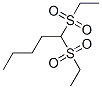 1,1-bis(ethylsulfonyl)pentane 结构式