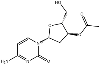 3'-O-乙酰基-2'-脱氧胞苷 结构式