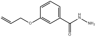 3-烯丙氧基苯甲酰肼 结构式