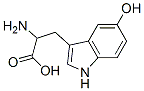 2-amino-3-(5-hydroxy-1H-indol-3-yl)propanoic acid 结构式