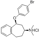 5H-Benzocyclohepten-7-amine, 6,7,8,9-tetrahydro-5-(4-bromophenoxy)-N,N -dimethyl-, hydrochloride, cis- 结构式