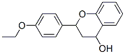 2-(4-Ethoxyphenyl)-3,4-dihydro-2H-1-benzopyran-4-ol 结构式