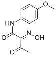 2-HYDROXYIMINO-N-(4-METHOXY-PHENYL)-3-OXO-BUTYRAMIDE 结构式