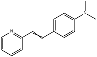 2-[4-(二甲基胺)苯乙烯基]吡啶 结构式