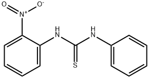 1-(邻硝基苯基)-3-苯基-2-硫脲 结构式