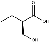 (R)-2-羟甲基丁酸 结构式