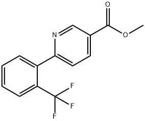 6-(2-Trifluoromethylphenyl)-nicotinic acid 结构式